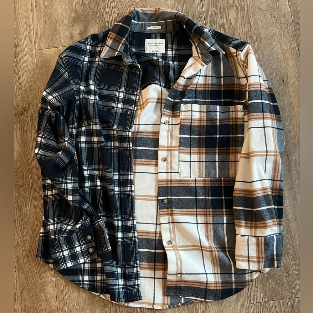 Abercrombie oversized flannel